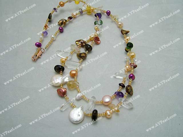 Pearl Crystal Necklace