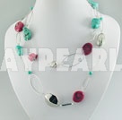 Wholesale Jewelry-Coral turquoise necklace