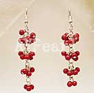 Wholesale Gemstone Jewelry-blood stone earring