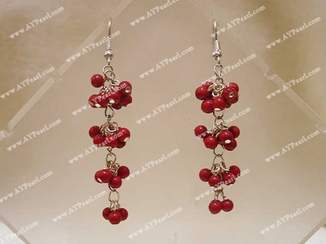 blood stone earring