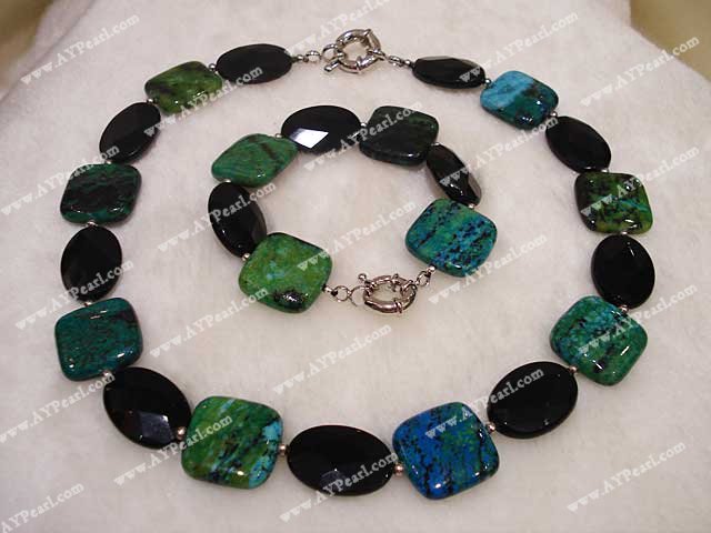 black crystal phoenix stone set