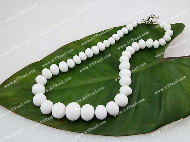 white porcelain necklace