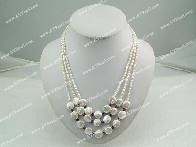 pearl amethyst necklace