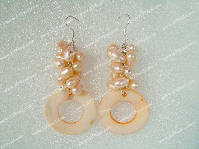 pearl shell earring