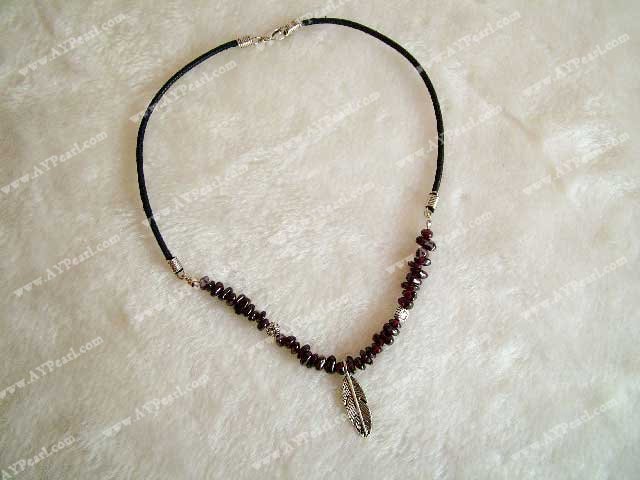 garnet necklace