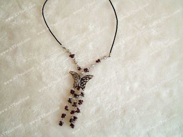 garnet necklace