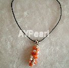 Wholesale Jewelry-coral pearl necklace