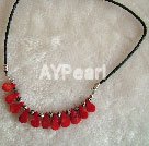 coral necklace