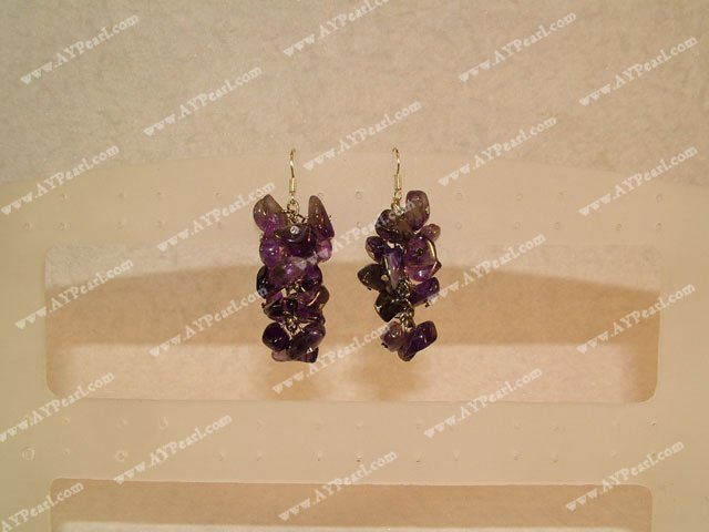 Amethyst earring