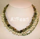 Wholesale Jewelry-pearl Aquamarine necklace