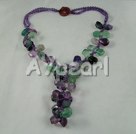 Wholesale Gemstone Necklace-Fluorite necklace