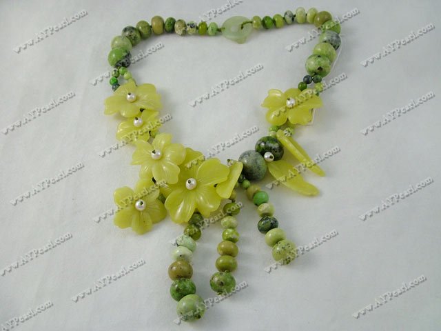 olive jade necklace