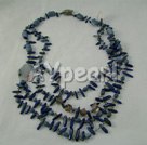 Wholesale Gemstone Necklace-Sodalite smoky quartz necklace