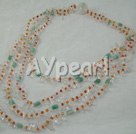 Wholesale Jewelry-agate white crystal necklace