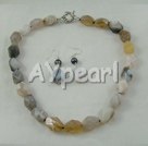 Wholesale Set Jewelry-gray agate set