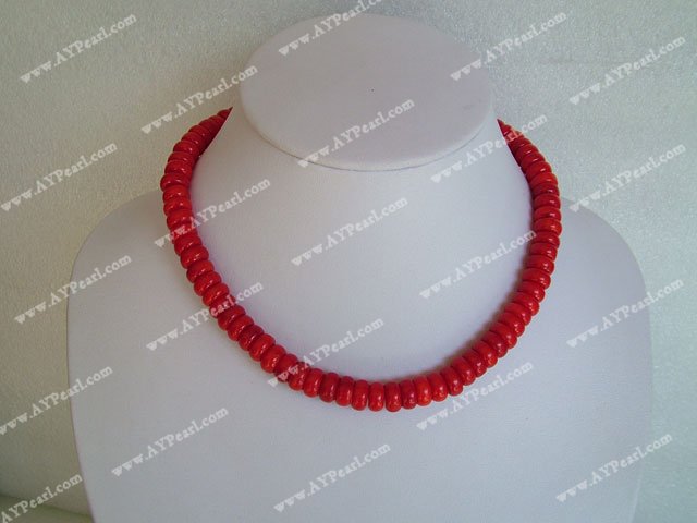 coral necklace