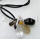 multi-stone crystal necklace