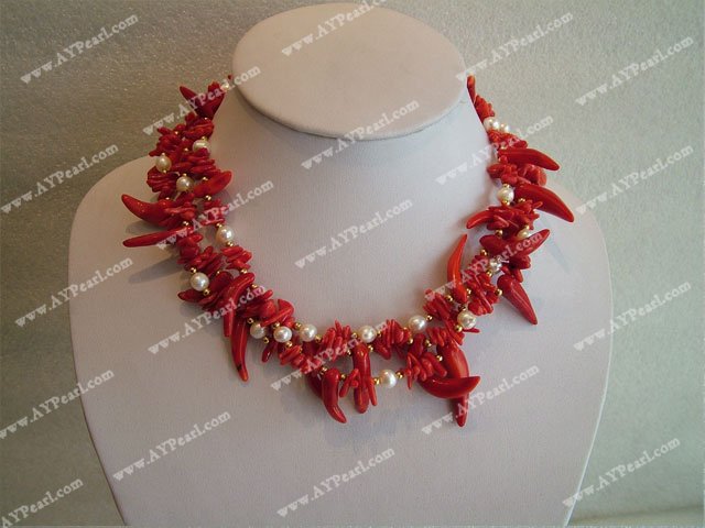 coral necklace