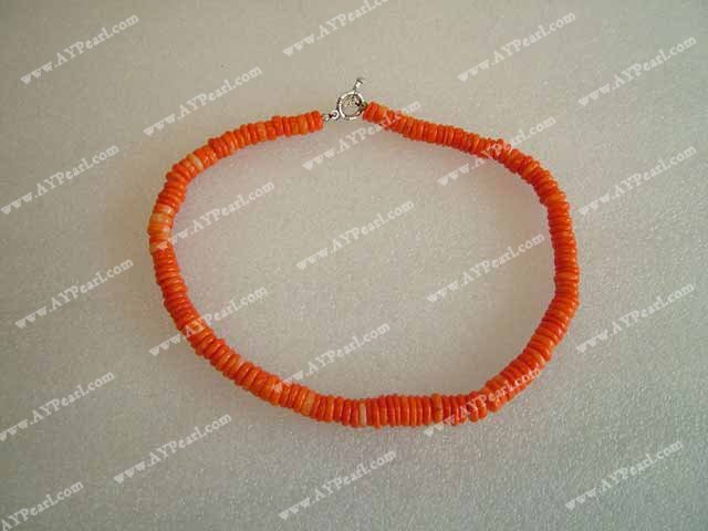 coral necklace