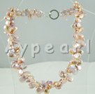 pearl crystal necklace