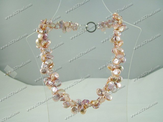 pearl crystal necklace