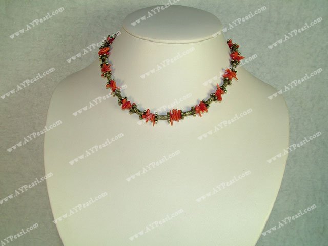 coral necklace