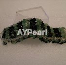 Wholesale Gemstone Bracelet-aventurine black agate bracelet