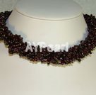 Wholesale Gemstone Necklace-garnet necklace