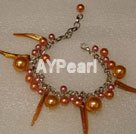 synthetic pearl bracelet