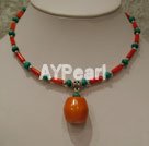 Wholesale Jewelry-Turquoise coral necklace