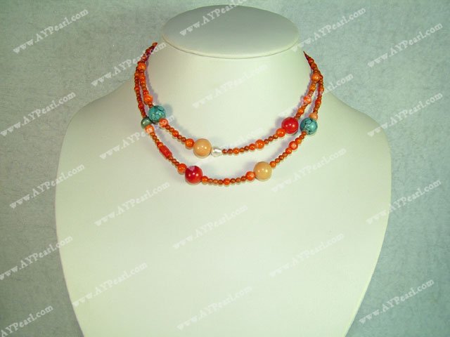 coral necklace