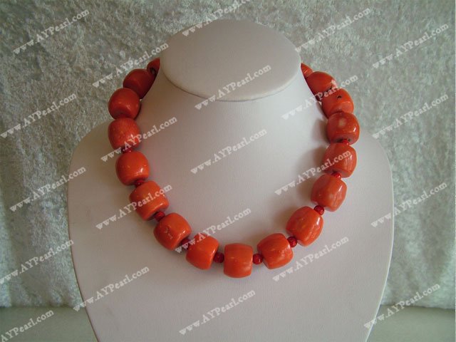 coral necklace