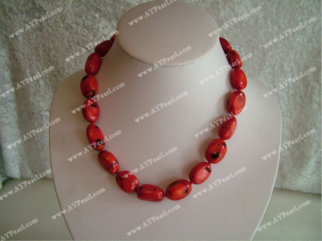 coral necklace