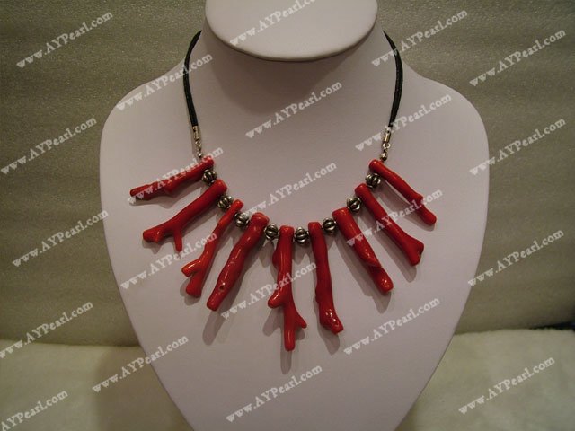 coral necklace