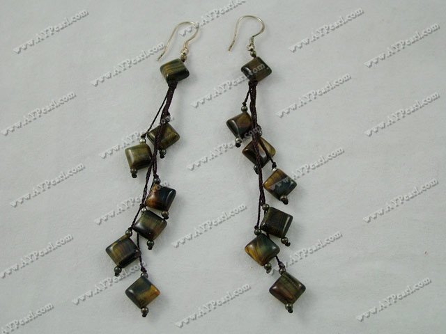 tiger eye earrings