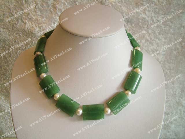 aventurine pearl necklace