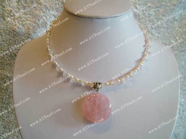 stone pearl necklace