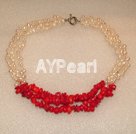 Wholesale Jewelry-pearl coral necklace