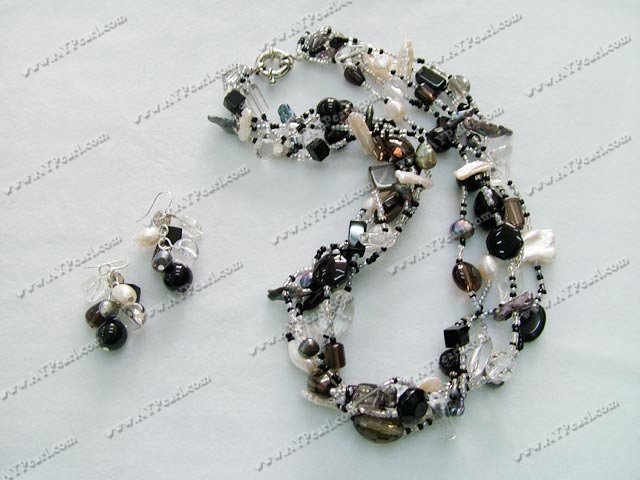 pearl crystal set