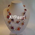 carnelian crystal necklace