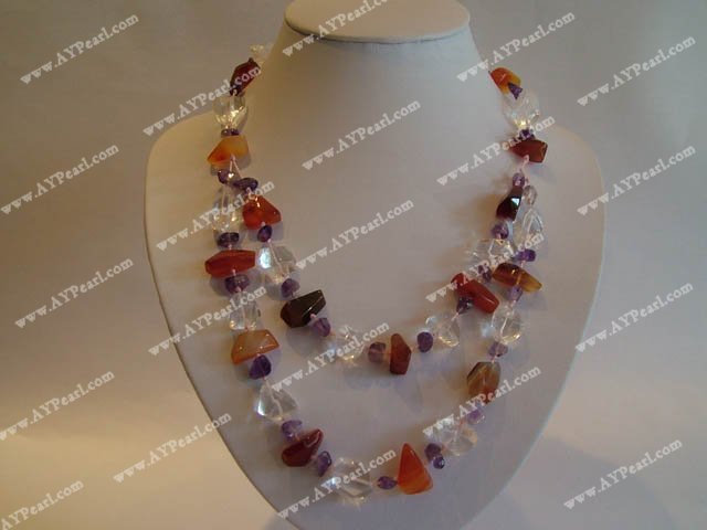 carnelian crystal necklace