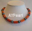 sponge coral necklace