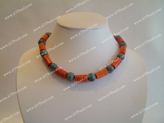 sponge coral necklace