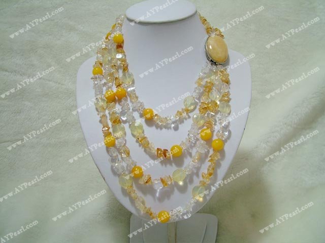 citrine necklace