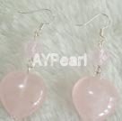 Wholesale Gemstone Jewelry-Rose Quartz Earring