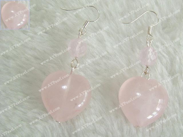 Rose Quartz Earring