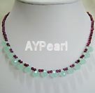 Wholesale Gemstone Jewelry-garnet necklace