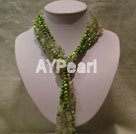 green pearl necklace