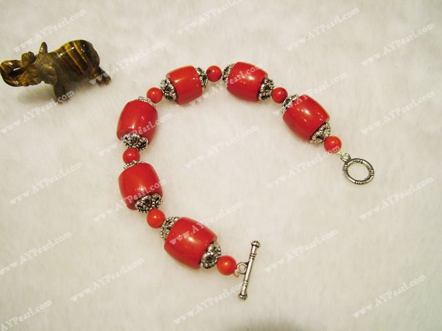 coral bracelet