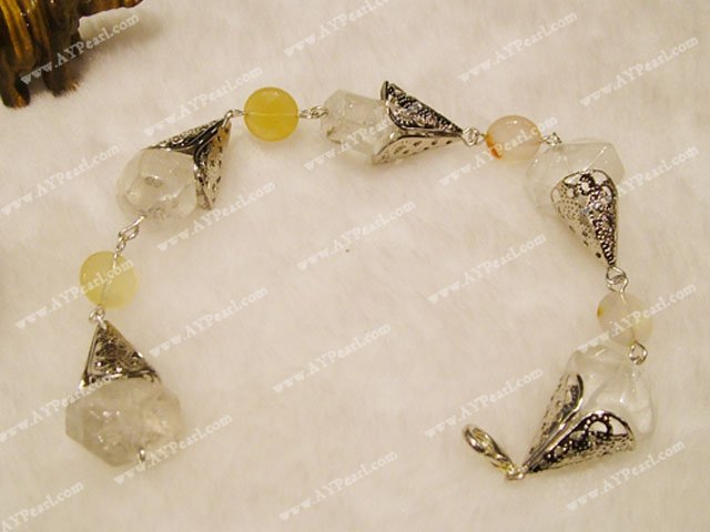 crystal agate bracelet